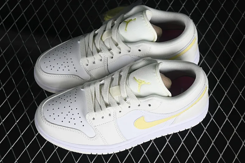 All categories Air Jordan Jordan series basketball shoes Air Jordan 1 Low Z version Air Jordan 1 Low AJ1 Joe 1 lemon yellow low-top cultural and leisure sports sneakers FV8486-181
